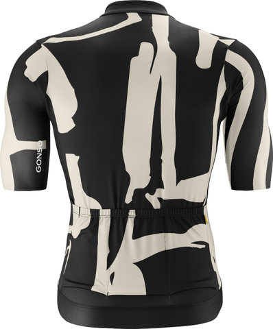 GONSO Road Print S/S Trikot - black chateau gray | M