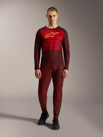 alpinestars A-Dura Elite L/S 2.0 Trikot - bordeaux | S