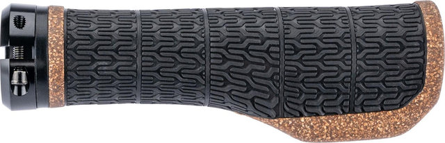 CONTEC Merge Mountain Comfort Kork Lenkergriffe für Drehgriffschalter - braun-schwarz | 140 mm / 96 mm | one size
