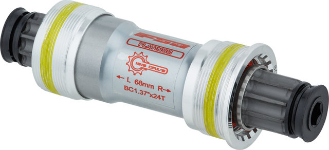 FSA Platinum ISIS Bottom Bracket - silver/BSA 68x108