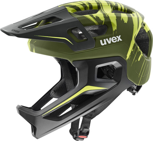 uvex react jr. Full-face helmet - dark olive matt | 52 - 56 cm