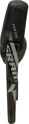 SRAM Force 1 HRD FM Scheibenbremse mit Dropper Actuator - black-grey/Vorderrad/links (seitenspezifisch)