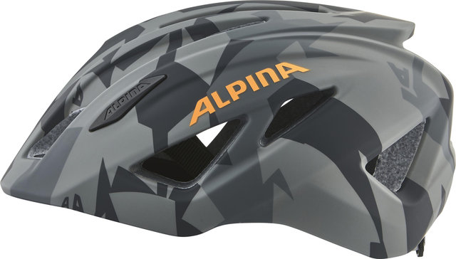 Alpina Pico Flash Kids Helmet - black camo orange matt | 50 - 55 cm