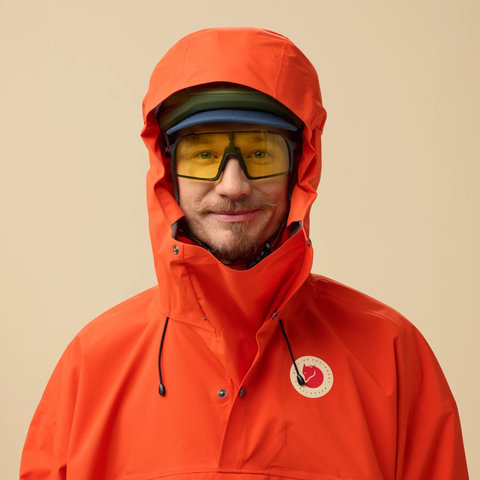 Fjällräven Poncho Hoja Rain Fox - flame orange | L/XL