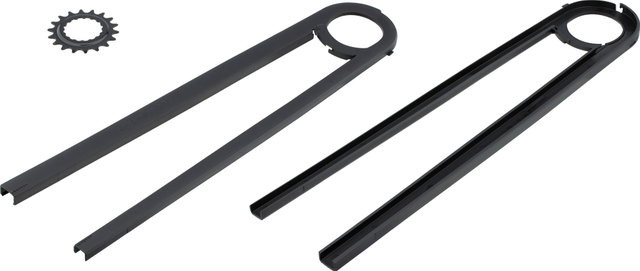 Hebie Chainglider 350 Full Chain Guard Bosch Front Part Long Version - black