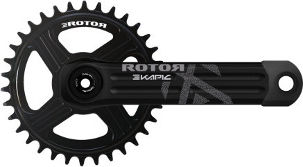 Rotor eKAPIC ETOR Drive Kurbelarm-Set für Fazua Ride 60 QF179 - schwarz | 165,0 mm | ohne Kettenblatt