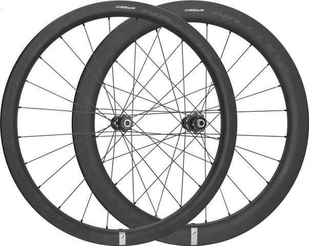 Fulcrum Speed Combo 42/57 Center Lock Disc Carbon Wheelset - black/Non Boost/Non Boost/142 mm/100 mm/28"/Shimano Road/100 mm/Shimano Road/100 mm/142 mm