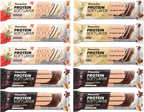 Powerbar Barre protéinée à couches molles - 10 pièces - mixed