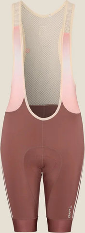 Craft ADV Endur Bib Shorts Pantacourt à bretelles pour femmes - rose brown-tofu/XS
