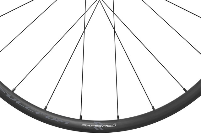 Fulcrum Juego de ruedas Rapid Red AL Disc Center Lock C25 28" - negro/142 mm/100 mm/Shimano carretera/Non Boost/Non Boost/28" Fulcrum Juego de ruedas Rapid Red AL Disc Center Lock C25 28" - negro/142 mm/100 mm/Shimano carretera/Non Boost/Non Boost/28"