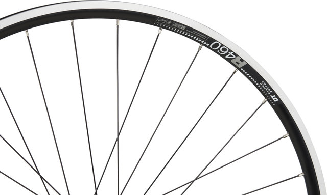 bc basic Race Shimano 105 DT Swiss R 460 28" Wheelset - black | 28" set (front 9x100 + rear 10x130) Shimano