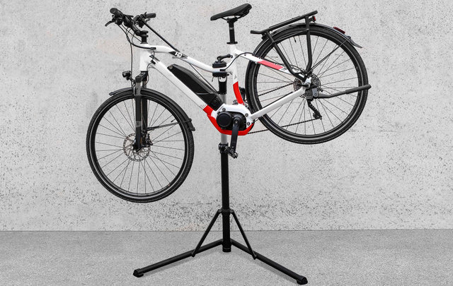 Eufab Bicycle work stand for E-Bikes - black-silver