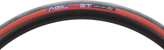 Panaracer Neumático plegable Agilest 28" - black-red/28 /25 /25-622