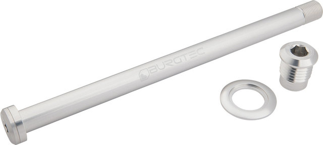 Burgtec 186 mm rear axle for Orbea - rhodium silver