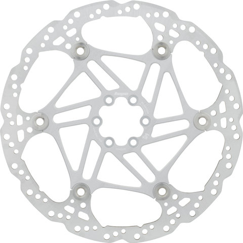 Hope V4 Vented Floating 6-bolt Brake Rotor for Tech V - silver/220 mm