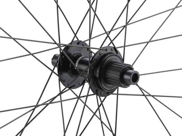 bc basic Roue Mountain Deore Disc Center Lock P-22 29" Boost - noir/Shimano Micro Spline/148 mm/Boost/29"/Shimano Micro Spline/148 mm/roue arrière uniquement/roue arrière uniquement