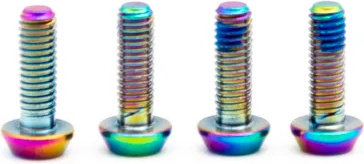 OAK Components Juego de Tornillos titanio M3x9 SRAM cojinete de palanca / Hope tapa - oilslick