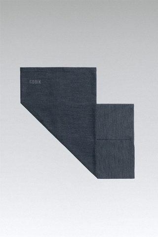 GOBIK Merino Moonbah Solid Unisex Tube Scarf - graphite | one size
