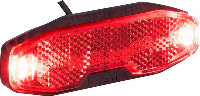 Lezyne Super Bright E12 LED E-Bike Rear Light - StVZO Approved - black