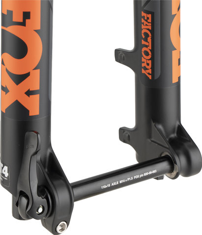 Fox Racing Shox 36 Float FIT4 Factory 29" Federgabel - Werstattverpackung - black | 15 mm Steckachse | 110 mm | 150 mm | 1 1/8" - 1,5" tapered | 44 mm | 29"