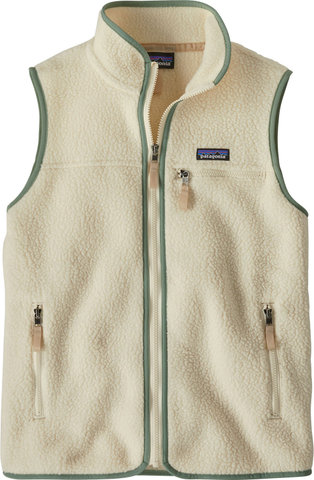 Patagonia Gilet Retro Pile pour Dames - natural-ellwood green/M