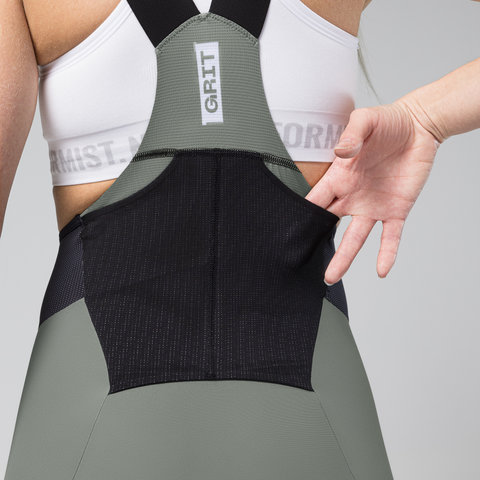 GOBIK Cuissard à bretelles pour dames Grit 2.0 K9 Bib Shorts - evergreen/S