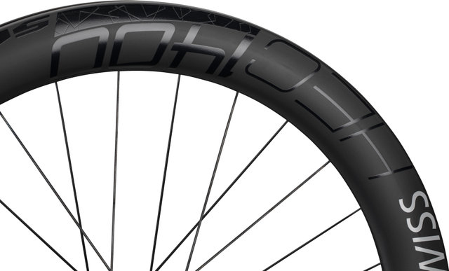 DT Swiss Juego de ruedas HEC 1400 SPLINE 62 Carbon Disc Center Lock Hybrid 28" - schwarz | 142 mm | 100 mm | 28" | SRAM XDR | 100 mm | 100 mm | 142 mm