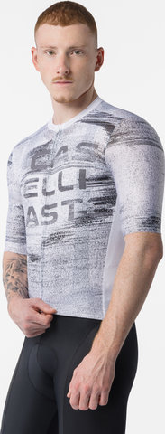 Castelli Maillot Stratus Logo S/S - white smoky gray | S