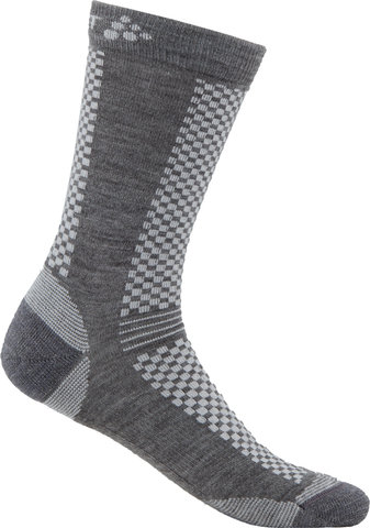Craft Warm Mid Socken 2er Pack - granite-platinum | 40 - 42