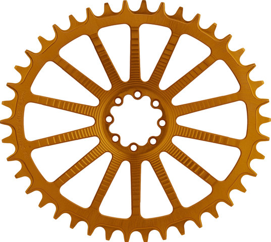 Garbaruk Oval Chainring AXS Road/CX SRAM Direct Mount 8-Hole Single Speed - orange/42 