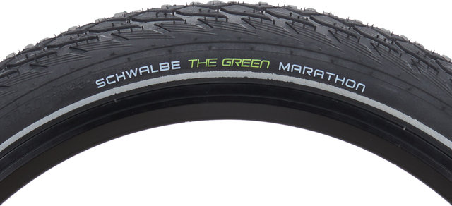 Schwalbe Cubierta de Alambre Green Marathon Performance ADDIX Eco E-50 20" - negro-reflejante | 20 | 47 mm | 47-406 | 1.75 