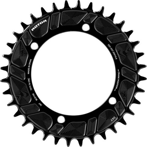 Rotor Plateau VTT ROUND-RING 1 vitesses - noir | 36 | 36
