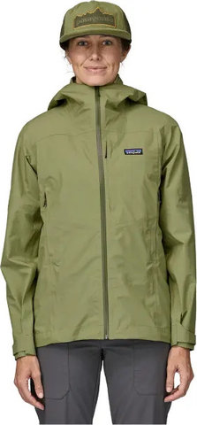 Patagonia Boulder Fork Damen Regenjacke - buckhorn green | M