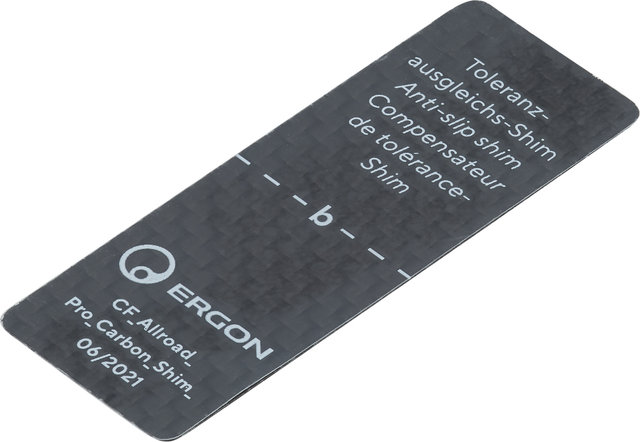 Ergon Tige de Selle CF Allroad Pro Carbon à Ressorts à Lames - black/27,2 mm / 345 mm / SB 0 mm