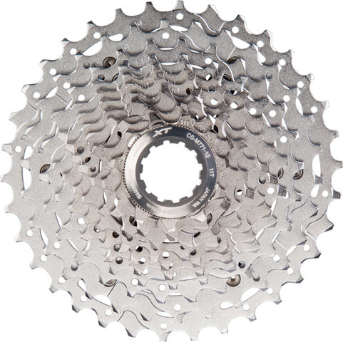 Shimano XT CS-M771-10 Cassette + CN-HG95 10-speed Chain Wear & Tear Set - silver/116/11-34