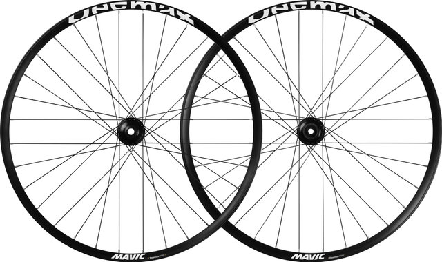 Mavic Juego de Ruedas Deemax Park Disc 6 Agujeros 26" - negro/110 mm/Shimano carretera/142 mm/26"/Boost/Non Boost