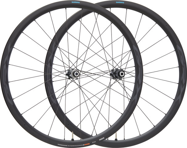 Shimano WH-RX870-TL GRX Disc Center Lock Carbon 28" Laufradsatz - schwarz/142 mm/100 mm/28"/Shimano Road/100 mm/Shimano Road/100 mm/142 mm