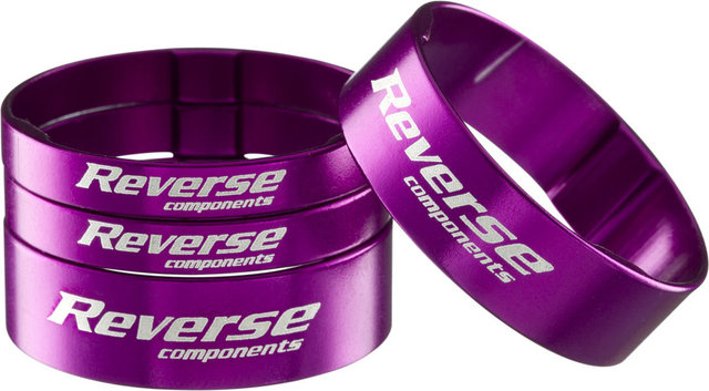 REVERSE Components Ultra-Light 1 1/8" Spacer Set - purple