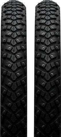 Schwalbe Cubierta de alambre con spikes Marathon Winter Plus 26" en set de 2 - schwarz reflex | 26 | 50 mm | 50-559 | 2 