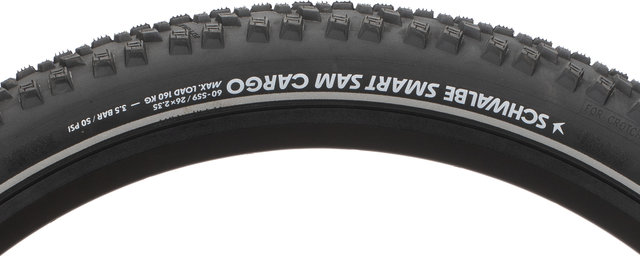 Schwalbe Pneu Rigide Smart Sam Cargo Performance ADDIX E Super Defense 26" - noir-reflex | 60 mm | 60-559 | 2.35 | 26 