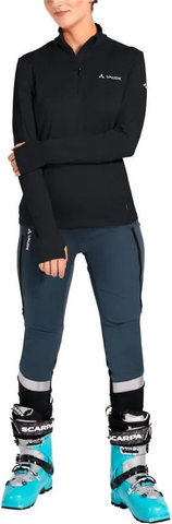 VAUDE Womens Livigno Halfzip II Fleecepullover - black uni/36