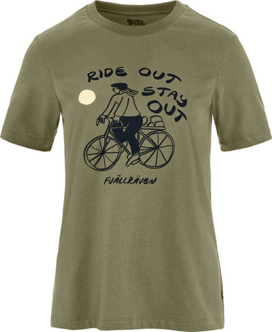 Fjällräven T-shirt Hoja Iväg pour Dames - green | L