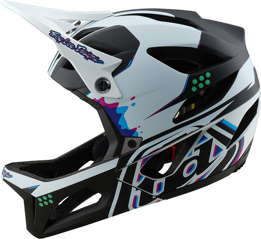 Troy Lee Designs Stage Fullface Helm - trooper white/57 - 59 cm