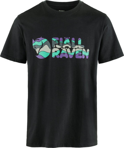 Fjällräven T-shirt Multicolor Logo - black | L