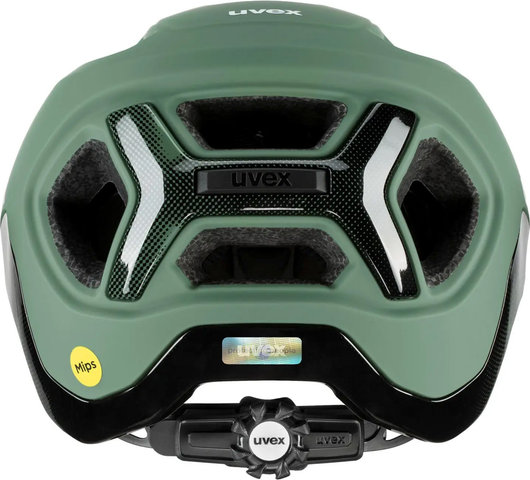 uvex casque react MIPS - moss green-black mat | 56 - 59 cm