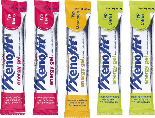 Xenofit energy Gel - 5 Stück - mixed