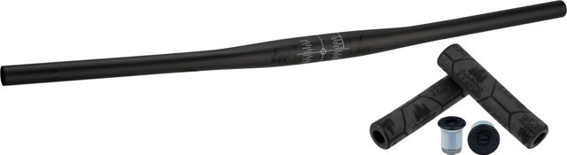 tune Set de manillar MTB Flatbar Carbon - schwarz schwarz | 780 mm | 780 mm