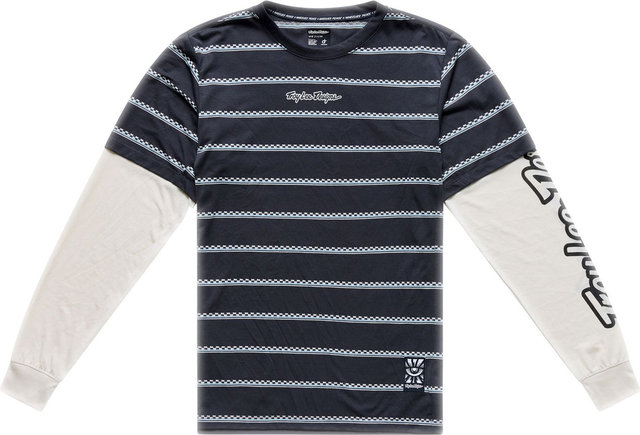 Troy Lee Designs Skyline Fakie Ride Stripe L/S Jersey - carbon | S