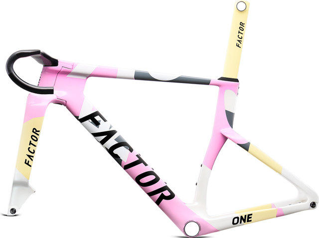 Factor Kit de Cadre ONE Blush Disc Carbone Shimano 28" - blush/M/28"/0 mm/43 mm/38 cm, 110 mm, 0 mm Rise