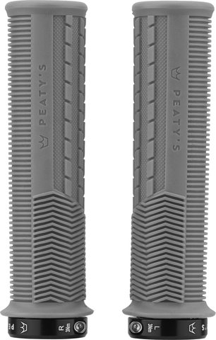 Peaty's Monarch Grips Mushroom Lock-On Handlebar Grips - slate/thin